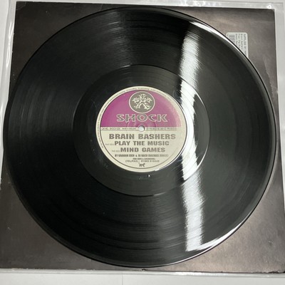 Brain Bashers - Play The Music / Mind Games - 1998 UK Shock Records 12'' Vinyl