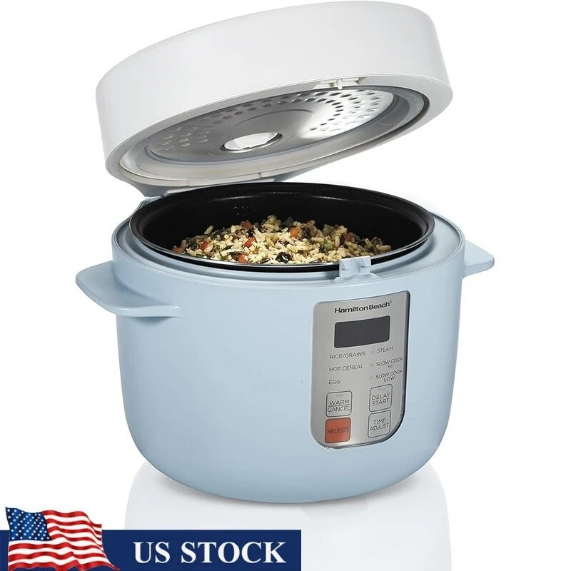 Digital Rice Cooker Food Steamer Slow Cooker Egg Maker 12 Cups Nonstick New