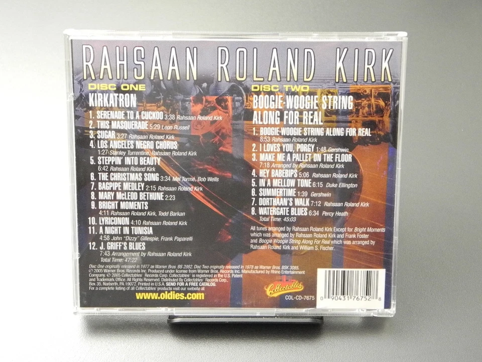 rahsaan roland kirk cd - 2 albums on 1 cd, jazz - Bild 2 von 2