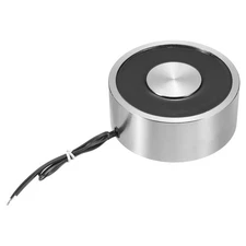 Round Solenoid Electromagnet DC 24V 2400N 529LB/240Kg