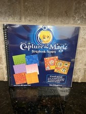 VTG Walt Disney World Capture The Magic Scrapbook Papers Retired Parks Exclusive
