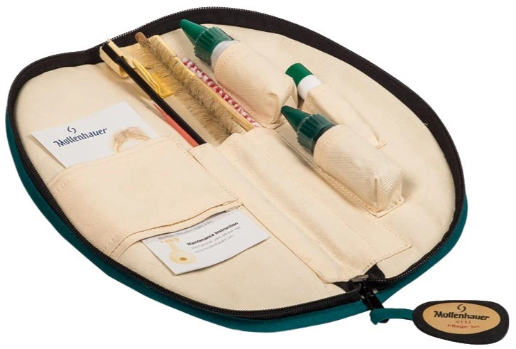 Mollenhauer 6132 Blockflöten Pflegeset 8-teilig Antikondens Öl Fettstift Bürste