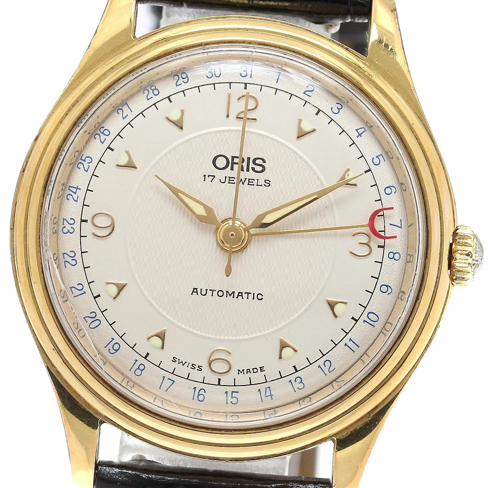 Oris 7403 Pointer Date Automatic Men's Watch Used… - image 1