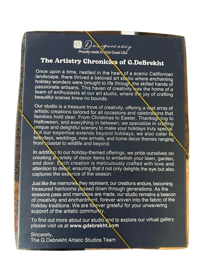 Nativity Christmas Tree Advent Calendar By Dona Gelsinger, Wooden Made In USA - Image 4 of 4