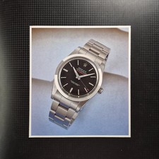 1989 Rolex Milgauss 1019 - Vintage Original 18x20 Magazine Print