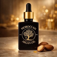 Image of Moroccan Argan Oil Organic 100% Pure Hair Repair Serum 30ml