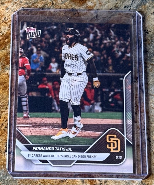 2025 Topps Now Fernando Tatis Jr. #174 1st Career Walk-Off HR Padres