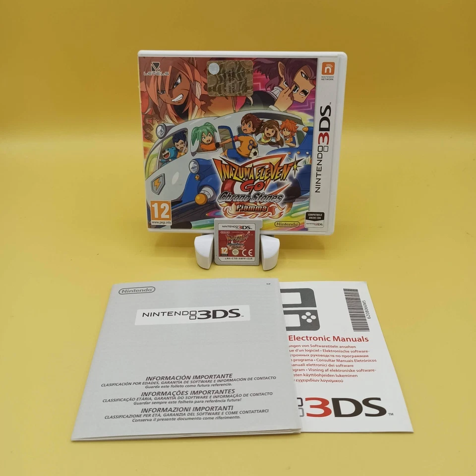 Inazuma Eleven GO Chrono Stones Fiamma 3DS PAL ITA CIB Calcio RPG Nintendo, foto 1 di 5