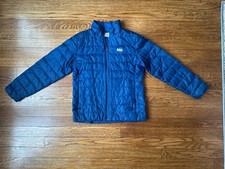 REI Co-Op Puffer Jacket Kids Size 10-12 Lightweight Insulated Down Outdoor