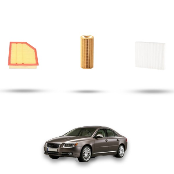 Hoffcar Set Service - 3 Filter Kompatibel Mit Volvo S80 II 3.0 T6 210Kw Von 2-image
