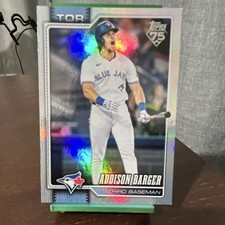 Topps 2026 Series 1 75th Anniversary Addison Barger #241 Toronto Blue Jays