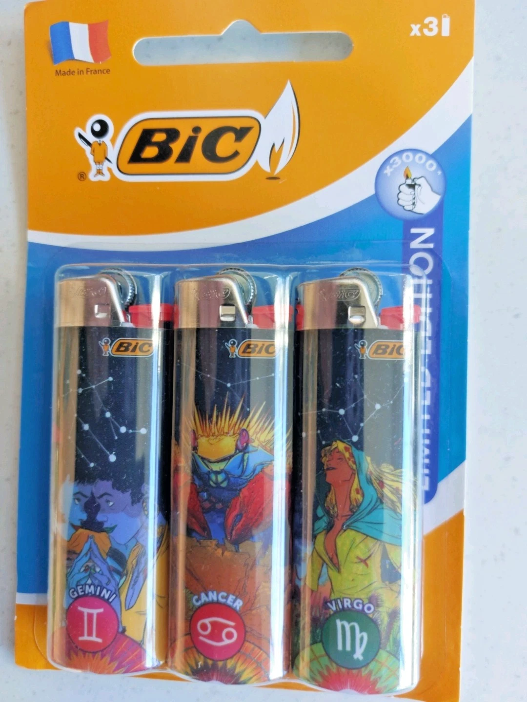 Bic Lighters Set Of Three Limited Edition - Picture 9 of 16
