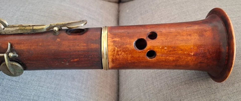 Taragot histórico de madera de arce húngaro Bb de 10 llaves de la década de 1870 Foto 4 de 4