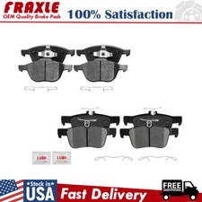For 2017 2018 2019 Ford Escape Front and Rear Ceramic Brake Pads with Hardware