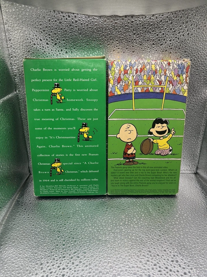 You’re In The Super Bowl Charlie Brown + It’s Christmas Time Again Charlie Brown - Image 2 of 3