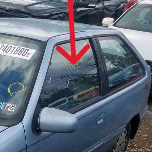 Excel, Preciso, 2 Puertas: 1990, 1991, 1992, 1993, 1994, Puerta Delantera Izquierda Cristal Foto 4 de 4