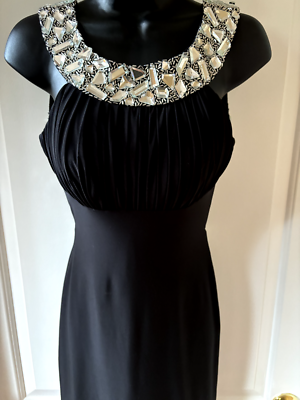 SHERRI HILL Womens Jeweled Black Prom Homecoming Formal Party Cocktail Dress  2 | eBay