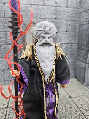 Custom 3d Sultan Wizard Headsculpt For Mythic Legions 1/12 Scale Figure