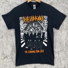 Def Leppard Size S The Stadium 2022 Double Sided Concert Tour Shirt Rock Metal