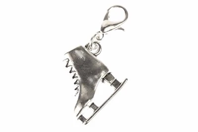 Schlittschuhe Charm Anhänger Miniblings Eiskunstlauf Winter Eisprinzessin silber - Bild 1 von 4