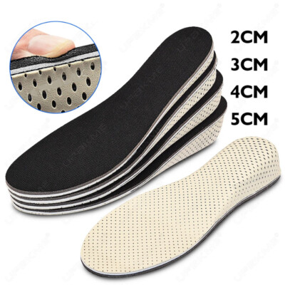 Men Women Invisible Height Increase Insoles Heel Lift Taller Shoe Inserts Pad US
