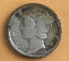 1924-s Mercury Dime, VG+