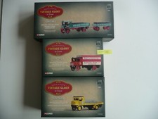 Corgi Vintage Glory 80002, 80003 & 80009 Sentinal Platform Wagons - MIB.