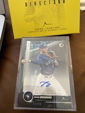 JORDAN GROSHANS AUTO GARY VEE DIRECT 360 BLUE JAYS #/99 + Complete Set!