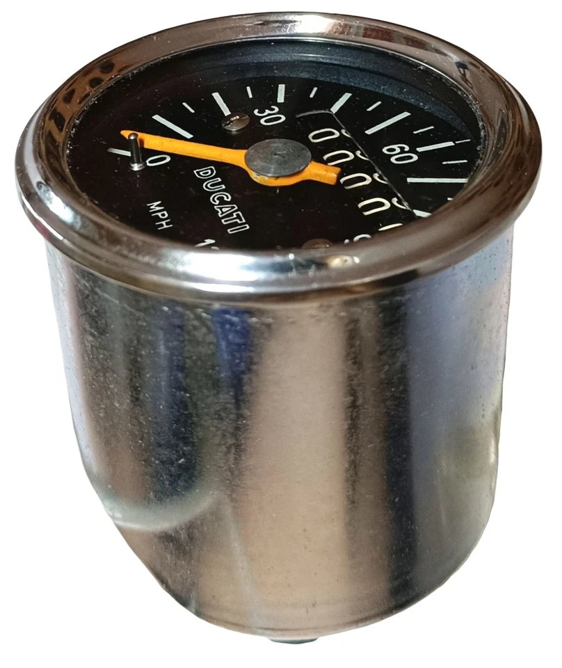 DUCATI ROAD, SCRAMBLER SPEEDOMETER CONTACHILOMETRI TACHOMETER COMPTEUR VDO MILES - Image 2 of 4