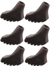 Trekking Poles Tips Set - Pack of 6 to 8 Replacement Rubber Trek Cane Tips Pr...