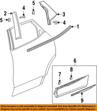 GM OEM 19-23 Blazer Rear Door Exterior Trim-Lower Molding 84514843