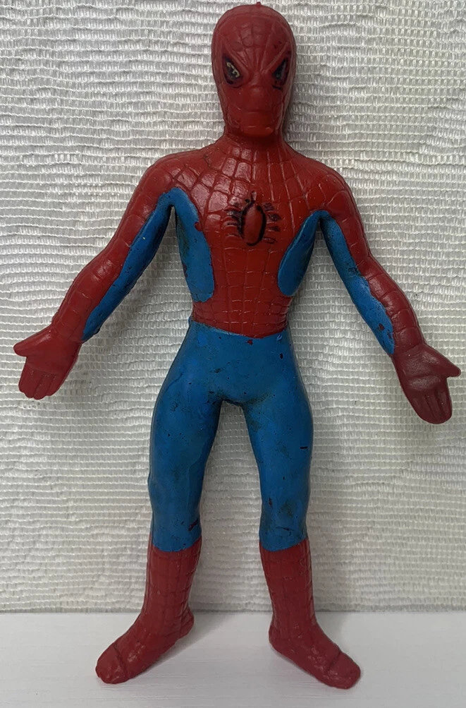 Original MEGO Spider Man 1973 Bendy wire rubber body MARVEL ACTION FIGURE