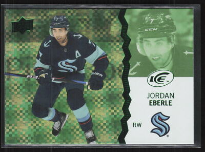 Jordan Eberle 2023-24 UD ICE Green #69 Seattle Kraken - Main Image