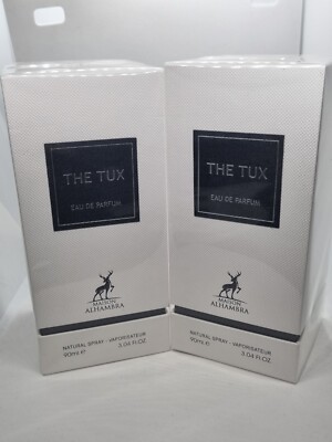 THE TUX By Maison Alhambra Eau de Parfum 100% ORIGINAL 90ml*2 pcs 3.04oz*2 pcs