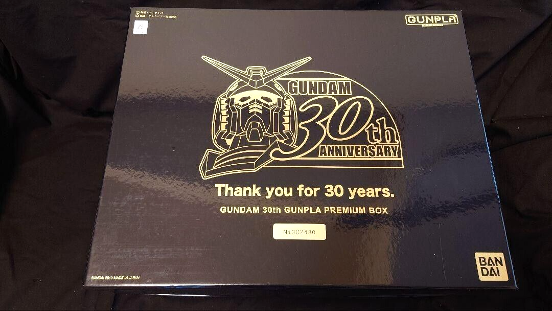 Bandai Mobile Suit Gundam 30th Anniversary Limited Gunpla Premium