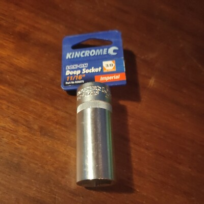 #ad Kincrome Lok On Deep Socket 11 16quot; 3 8 SQ Drive Imperial AU $40.00