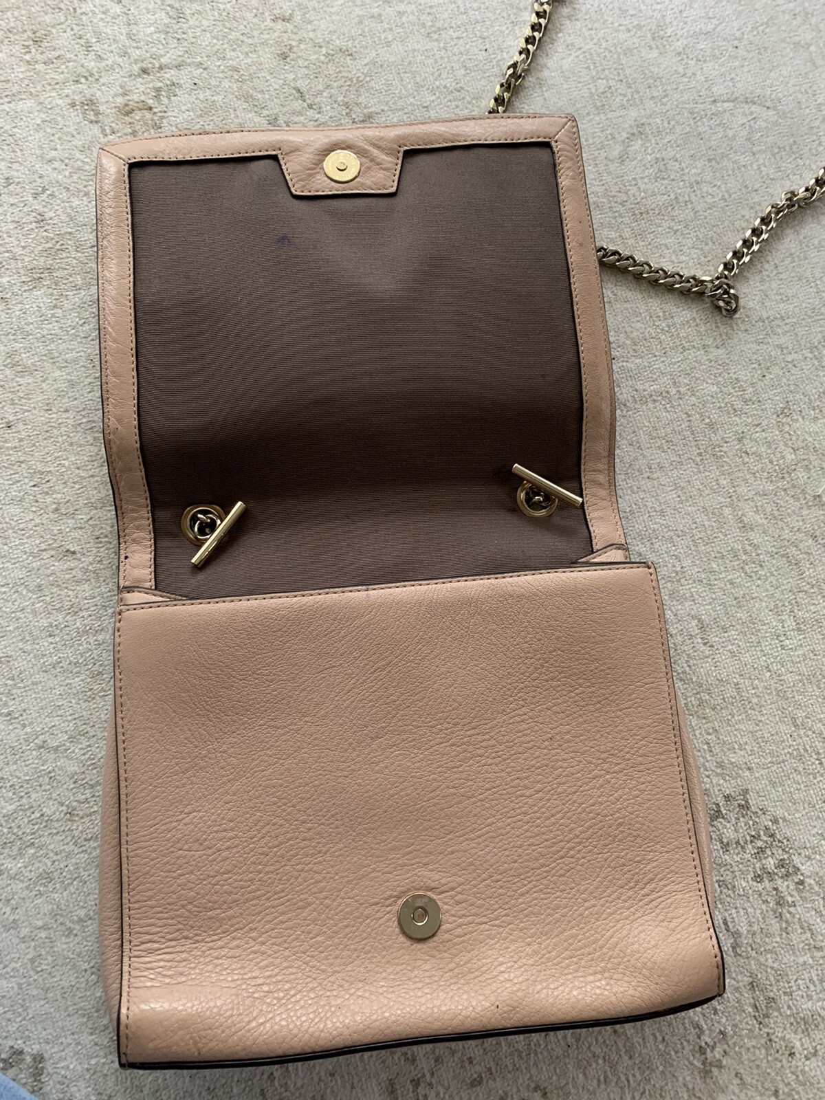 Luana Italy Leather Crossbody Pink Gem
