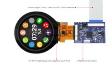2.1 inch IPS 480x480 Round TFT LCD Display Module for Arduino Due