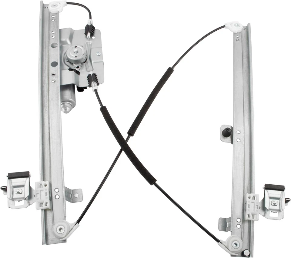 Regulador de ventana eléctrica trasero izquierdo con lado del conductor del motor para Chevrolet GMC Cadillac Foto 2 de 4