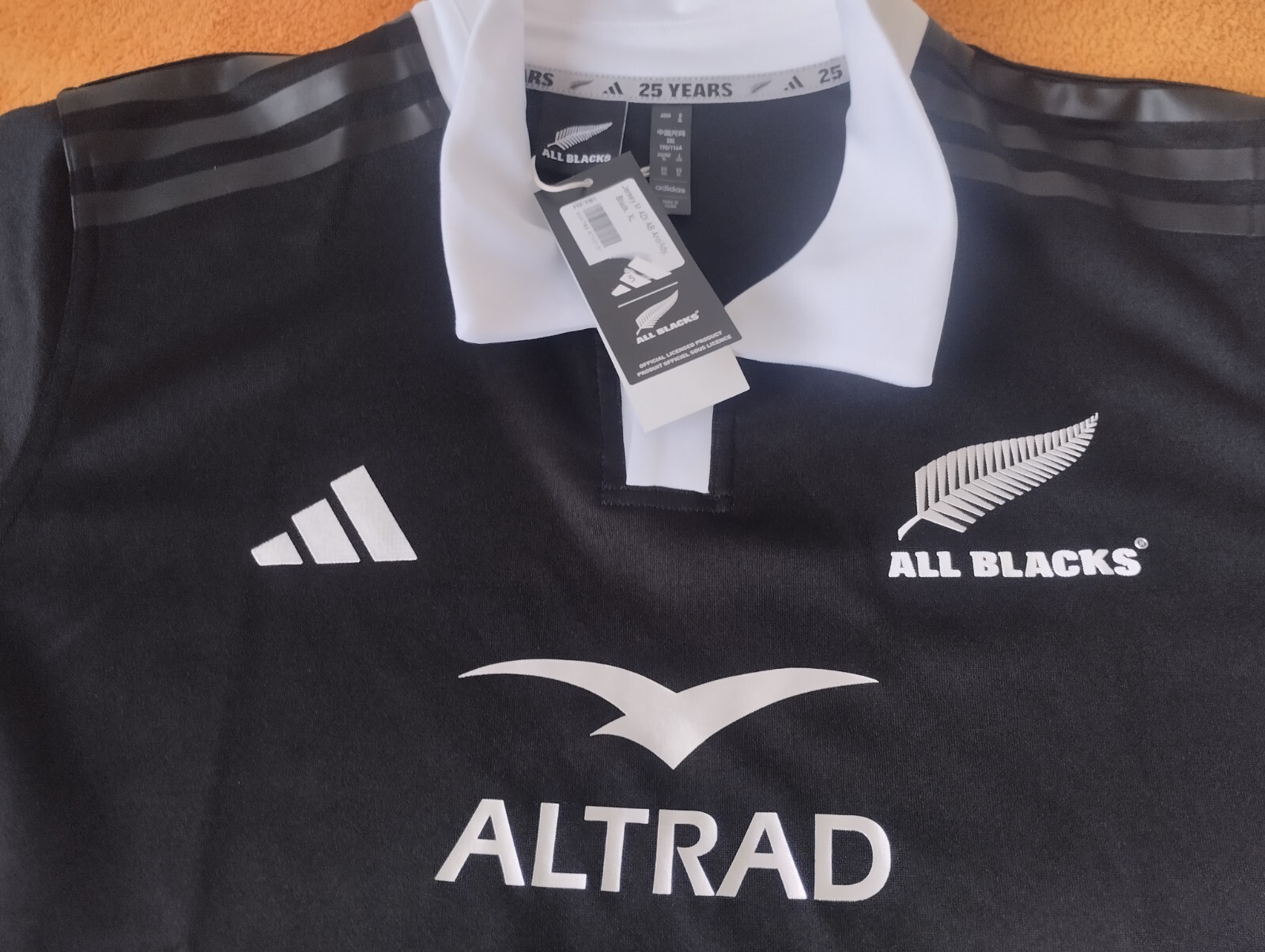 BNWT All Blacks Jersey New Zealand Rugby Adidas shirt New