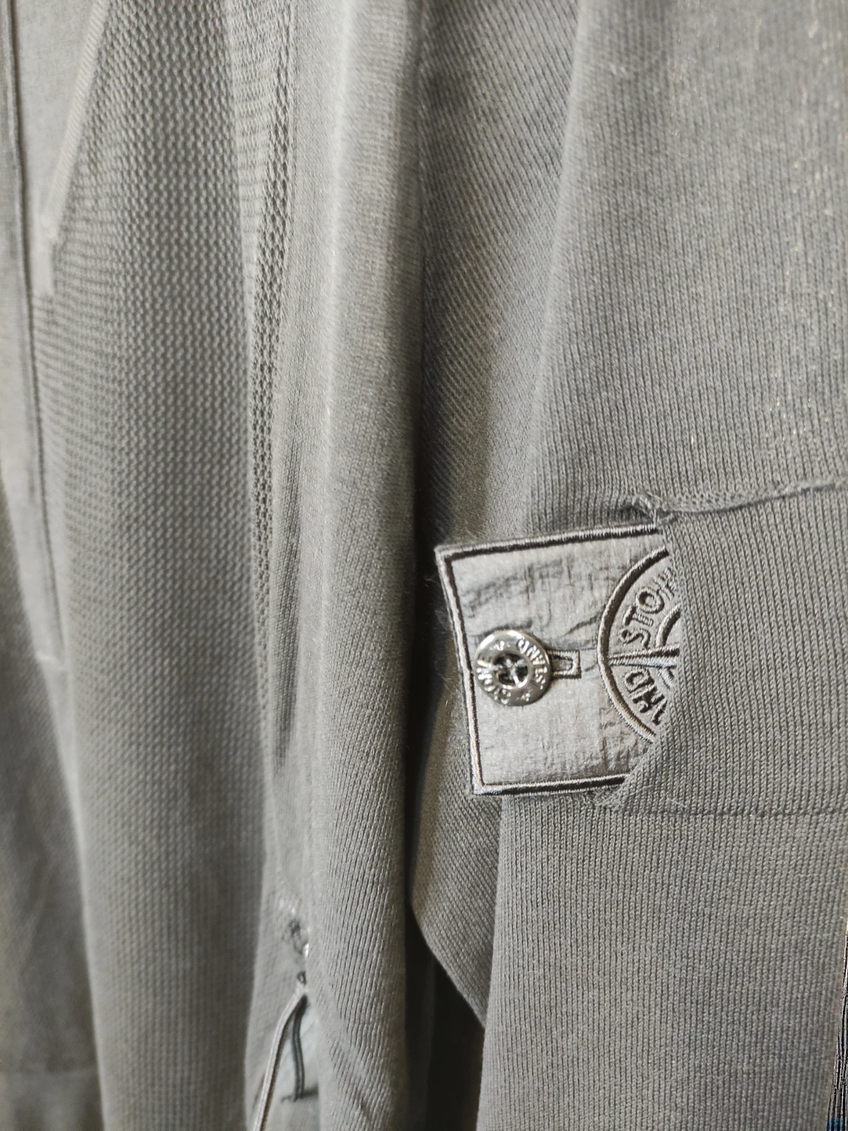 Stone Island Shadow Project tunica tasca a goccia maglia leggera colore nero