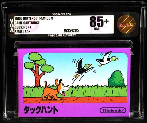VGA 85+ NM+ Unopened Duck Hunt Japanese 1984 Graded Nintendo Famicom JPN