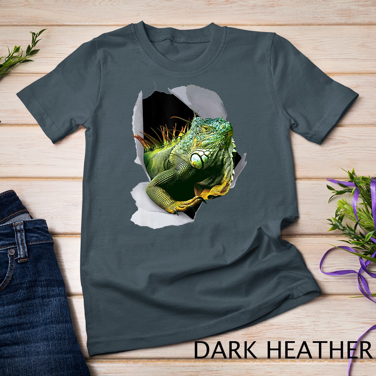 Iguana Tshirt, Funny Lizard Tshirt, Reptile Lover Unisex T-shirt