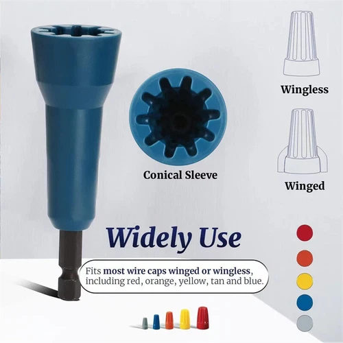 Wire Stripping&Twisting Tool Electrical Drill Wire Stripper Cable Nut Twister S - Picture 4 of 17