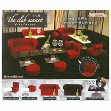 J Dream Toys Capsule Gashapon MINI The Club Bar Wine Full Set 5 pieces