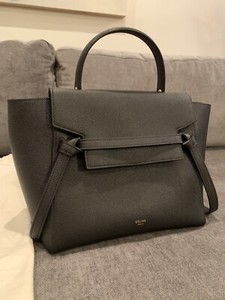 celine belt bag micro black