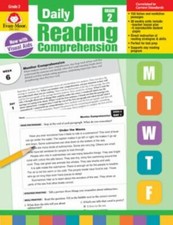 Daily Reading Comprehension Grade 2 Evan-Moor Workbook : Very Good