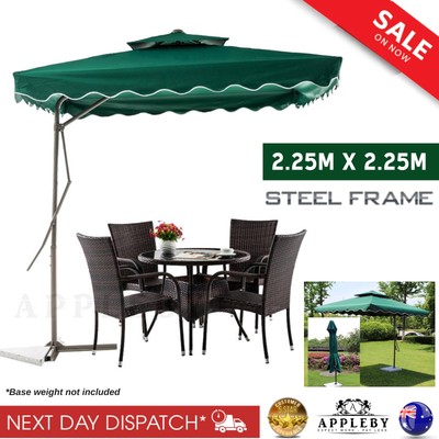 Cantilever Outdoor Umbrella Large Square Patio Garden 3m Parasol Canopy Shade Ebay