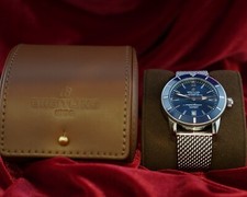 Breitling Superocean Heritage II Blue Dial 46mm Automatic AB2020 Steel Bracelet 7