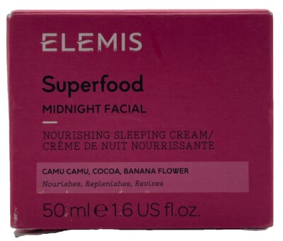 Elemis Superfood Nährende Nachtcreme midnight facial, Alle Hauttypen, 50 ml